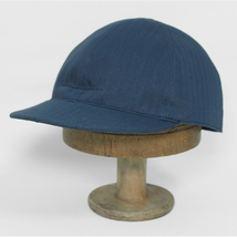 ハンドメイド US NAVY N-3 Type Cap USN キャップ 帽子 HBT ヘリンボーン ネイビー 野球帽_画像5