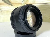 美品 ニコン Nikon AF 50mm F1.4D 動作良好確認済み フィルター付き 外観光学綺麗です♪_画像3