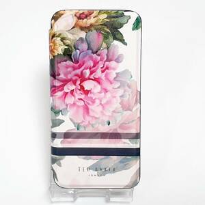 テッドベイカー TED BAKER PAINTED POSIE iPhone X XS ブックレット スマホケース ローズ 花柄 新品