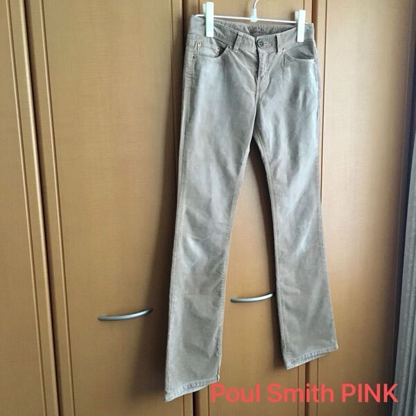 Poul Smith PINK ポールスミスピンク　コーディロイパンツ　