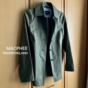 MACPHEE トゥモローランド ショートコート モスグリーン mサイズ（38）