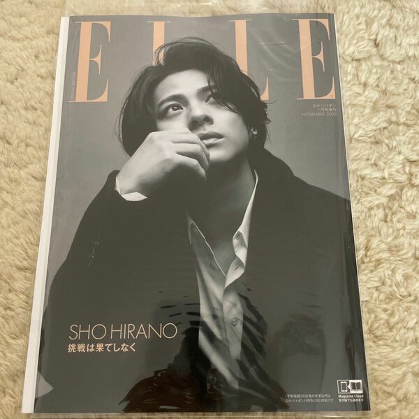 ELLE JAPON 2023年11月号増刊　平野紫耀　特別版