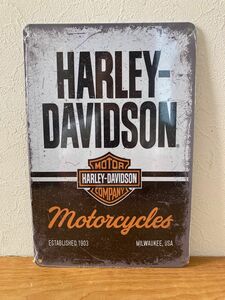 ブリキ看板 HARLEY-DAVIDSON ハーレーダビッドソン