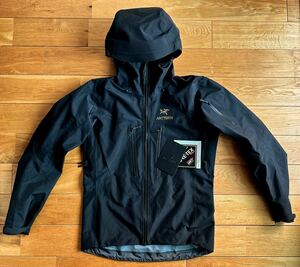 【希少24K Black 極美品 国内正規】ARC'TERYX Alpha SV Jacket Men's Small アークテリクス アルファ ゴアテックス ブラック S 黒