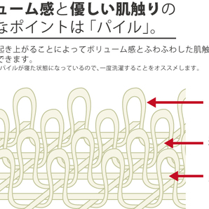 【送料無料】泉州タオル フェイスタオル 茶色 3枚 綿100% 安心の国産・日本製「大阪泉州」吸水性と肌触りは抜群「現場タオル」#こもれびの画像9