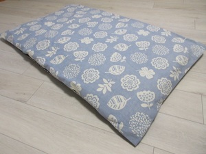  length zabuton cover cotton 100% 68X120. turtle rear pattern BL