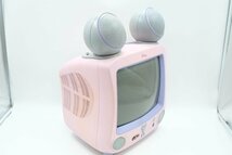 【z23750】Disny ディズニー ブラウン管テレビ DTV-1400J-P 簡易動作確認済み 格安スタート_画像6