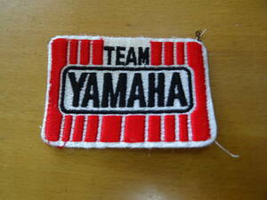 YAMAHA ヤマハ ワッペン 貴重 未使用 当時物 昭和 ロゴ 刺繍