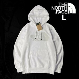 1円～!売切!【正規新品】THE NORTH FACE◆NOV HALFDOME HOODIE パーカー スウェット 2022最新 3Dロゴ 男女兼用 アウトドア(L)白 181130-30