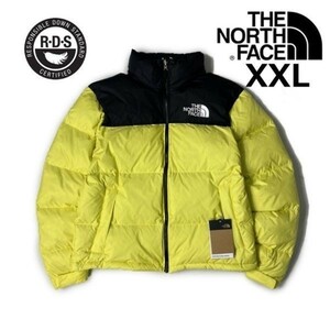 1円～!売切!【正規新品】THE NORTH FACE◆1996 RETRO NUPTSE JACKET ダウンジャケット ヌプシ US限定 RDS認証 パッカブル(XXL)黄190122-160