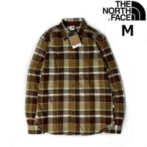 1円～!売切!【正規新品】THE NORTH FACE ARROYO FLANNEL SHIRT 長袖 ネルシャツ US限定 厚手 カジュアル 茶タグ(M)茶 チェック柄 180914-43_画像1