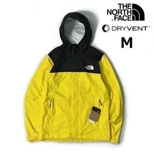 1円～!売切!【正規新品】THE NORTH FACE VENTURE 2 JACKETマウンテンジャケット US限定 撥水 パッカブル DRYVENT 登山(M)黄黒 180915-40