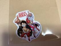 ONE PIECE FILM RED アンコール上映 　　ワンピース　　ムビチケ　前売特典　ステッカー_画像1