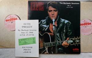 エルヴィス・プレスリー エルビス・プレスリー ELVIS PRESLEY●2枚組LP●THE BURBANK SESSIONS 1●ブックレット付属 ●美品レベル！!