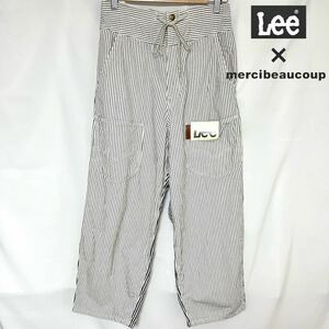 Lee × mercibeaucoup, リー × メルシーボークー 別注 ヒッコリー ストライプ パンツ 2020年モデル ワイドパンツ コラボ　S