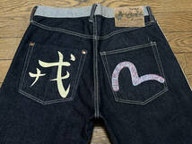 ※EVISU PARIS エヴィス エビスパリス リバーシブル カモメ刺繍 デニムパンツ 濃紺 32 　 　　　　　 BJBC.AJ_画像5