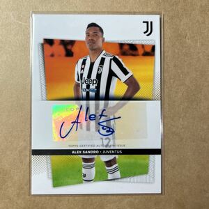 2021-22 Topps Juventus Autograph Alex Sandro #AU-AS アレックス ユベントス ブラジル