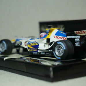 1/43 555 中国GP 再現仕様 バトン MINICHAMPS HONDA RA106 #12 BUTTON 2006 ホンダ RA 106 China shanghai 上海 タバコデカール加工の画像2