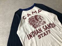 JELADO●INDIAN SANDS プリント ベースボール ラグラン Tシャツ●ヴィンテージ レプリカ●ジェラード●11_画像8