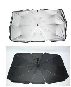 XLサイズ 傘型 車用 サンシェード フロントガラス用 日よけ 遮熱 遮光 フロントシェード UVカット 暑さ対策 紫外線カット