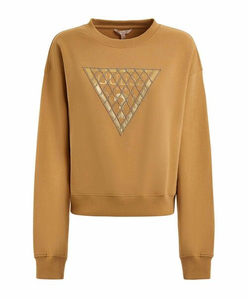 GUESS スウェット　Crystal Mesh Logo Sweatshirt