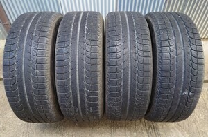 MICHELIN LATITUDE X-ICE XI2 245/60R18 ミシュラン 18インチ スタッドレスタイヤ 2012年製 4本セット 中古 ジャンク 廃車等転がし用に