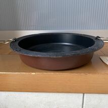 河芸印　鋳鉄鍋　すき焼き鍋 26cm レトロ　鉄製 鋳物 浅型 鍋物 _画像6