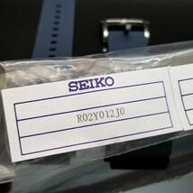純正 SEIKO セイコー 22mm SRPA83K 用 ラバーバンド 22mm 腕時計 ベルト ネイビー R02Y012J0_画像6