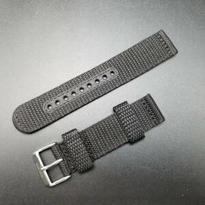  original SEIKO Seiko wristwatch band 20mm SND399P 7T94-0AL0 7T94-0AH0 7T92-0CX0 7T92-0DX0 for nylon exchange belt black black 4KC8JZ