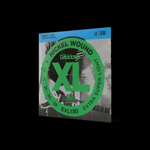 【エレキギター弦】 ダダリオ D'Addario EXL130 Extra-Super Light 08-38 XL NICKEL 正規品