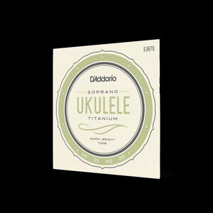 [ soprano ukulele string ] D'Addario D'Addario EJ87S Titanium Ukulele Soprano soprano ukulele for 4 pcs set string 