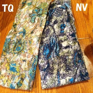  India made block print wool . stole TQ turquoise series autumn winter thing Asian ethnic man also! smaller shawl muffler 