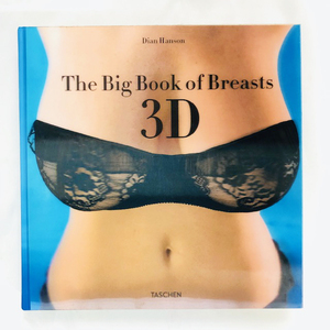  распроданный редкостный книга@! цельный обнаженный / The Big Book of Breasts 3D / Taschen /../ retro обнаженный прекрасный книга@/ тент грамм 