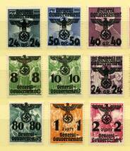 1940年 ドイツの占領地 ポーランド総督府 加刷 普通切手 26種全揃 未使用 送料無料 ◆zk-37_画像2