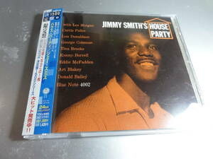 JIMMY SMITH 　　ジミースミス 　　　　　　HOUSE PARTY 　　 帯付き国内盤　　　24Bitリマスター