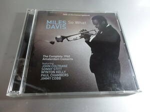 MILES DAVIS JOHN COLTRANE マイルス・デイヴィス ジョン・コルトレーン SO WHAT AMUSTERDAM CONCERTS 国内盤　　2CD