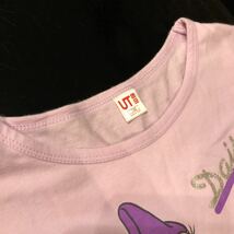 【ユニクロ×ディズニー　デイジー】紫がかったピンク？　長袖Tシャツ ロンT カットソー　130_画像2