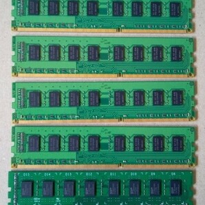 PCメモリー デスクトップ用／DDR3 1600(CL11)8GB PC3 4GB 2GB 10600U 12800U／SAMSUNG SP elixir SKhynix／中古未チェック品の計10枚セットの画像5