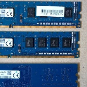 PCメモリー デスクトップ用／DDR3 1600(CL11)8GB PC3 4GB 2GB 10600U 12800U／SAMSUNG SP elixir SKhynix／中古未チェック品の計10枚セットの画像8