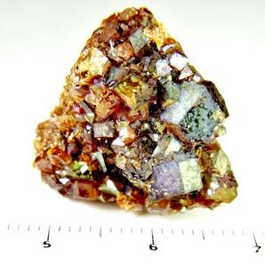[国産鉱物] レインボーガーネット小群晶・奈良県産 b69の画像5