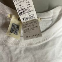 LIMI feu リミ フゥ 綿100% Tシャツ レディース 日本製 MADE IN JAPAN サイズ3 白 ホワイト ロゴ ヨウジ ヤマモト_画像4