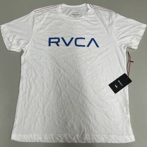 RVCA ルーカ メンズ 半袖 Tシャツ 未使用 Mサイズ ロゴ 白 ホワイト VINTAGE DYE