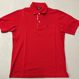 Munsingwear マンシングウェア 半袖シャツ ポロシャツ サイズL レッド 赤 メンズ トップス 日本製 MADE IN JAPAN デサント ゴルフ golf