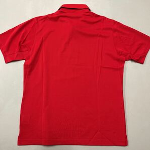 Munsingwear マンシングウェア 半袖シャツ ポロシャツ サイズL レッド 赤 メンズ トップス 日本製 MADE IN JAPAN デサント ゴルフ golfの画像7