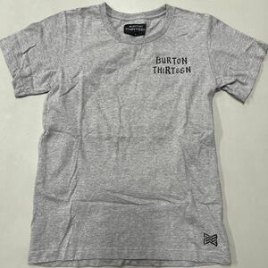 BURTON THIRTEEN Tシャツ Sザイズ ON THE SUMMIT 杢グレー メンズ 半袖 美品 バートンサーティーン