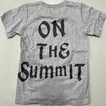 BURTON THIRTEEN Tシャツ Sザイズ ON THE SUMMIT 杢グレー メンズ 半袖 美品 バートンサーティーン_画像6