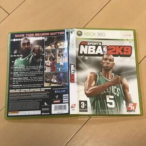 中古 XBOX360 393 NBA 2K9 同サイズ4本まで同梱可