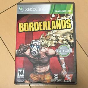 未使用未開封 Xbox360ソフト Borderlands(ボーダーランズ) 同サイズ4本まで同梱可
