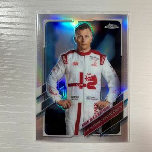 2021 Topps Chrome Formula 1 F1 Kimi Raikkonen portrait refractor