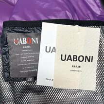 個性EU製＆定価8万◆UABONI*Paris*ダウンベスト*ユアボニ*パリ発◆グースダウン90％ 高級 ふんわり 防寒 アウター ジャケット 2XL/52サイズ_画像9